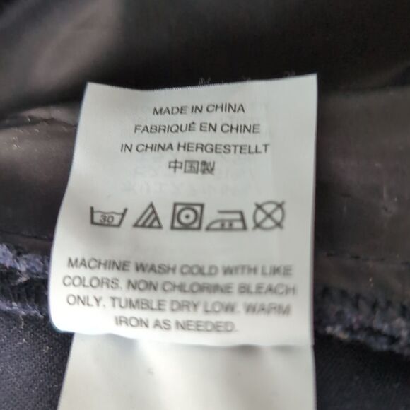 Jcrew 365 navy  full-length trouser in four-season stretch size 10 - Picture 4 of 9